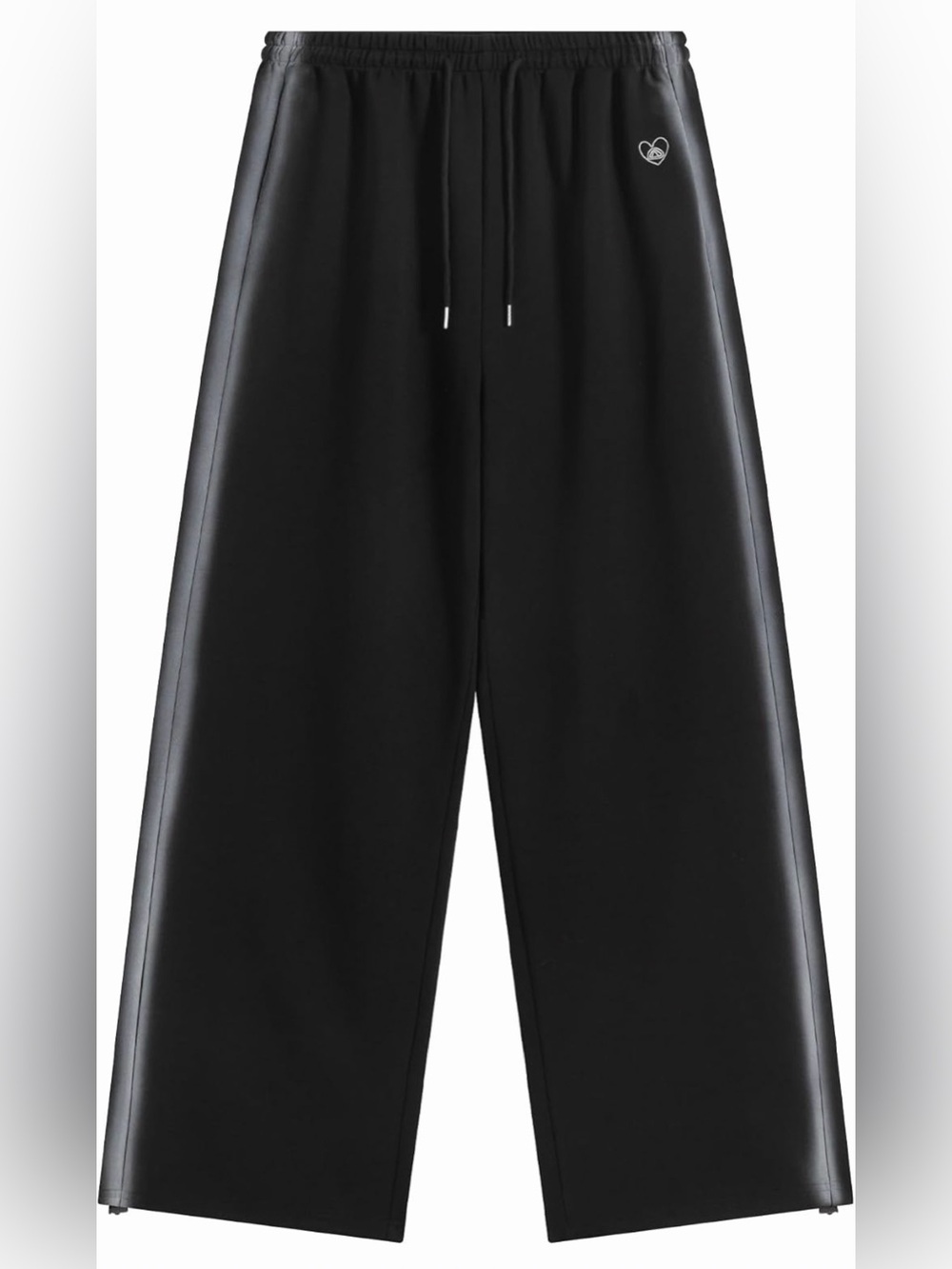 Aelfric Eden Black Wide-Leg Sweatpants Women